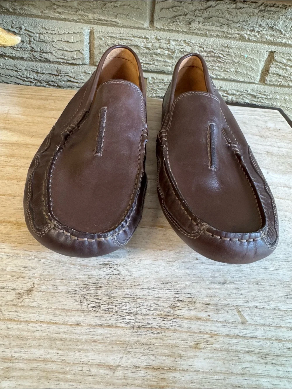 Clark’s all leather driving loafer 10.5
